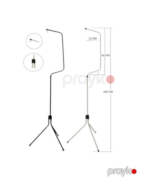 Quş qəfəsi üçün asılqan, metal, 166 sm — Bakı