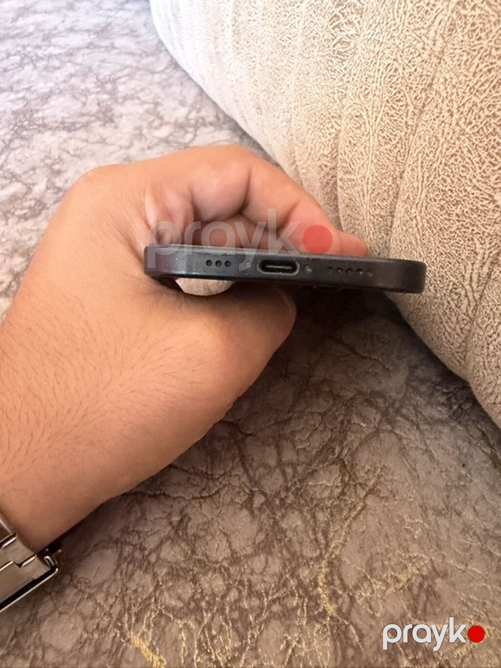 IPhone 15, 128 GB, Qara, Barmaq izi, Simsiz şarj, Face ID — Apple iPhone, Bakı (7)