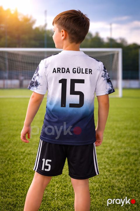 İdman kostyumu azarkeşlər üçün Arda Güler 15, rəngbərəng, poliester, ölçü 12 yaş — Bakı