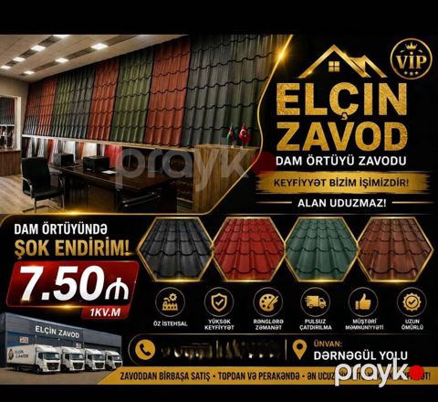 Şok endirimli Dam ortuklerinin satisi — Bakı
