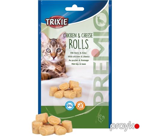 Pişiklər üçün məzə Trixie Premio Chicken & Cheese Rolls 10 q — Bakı