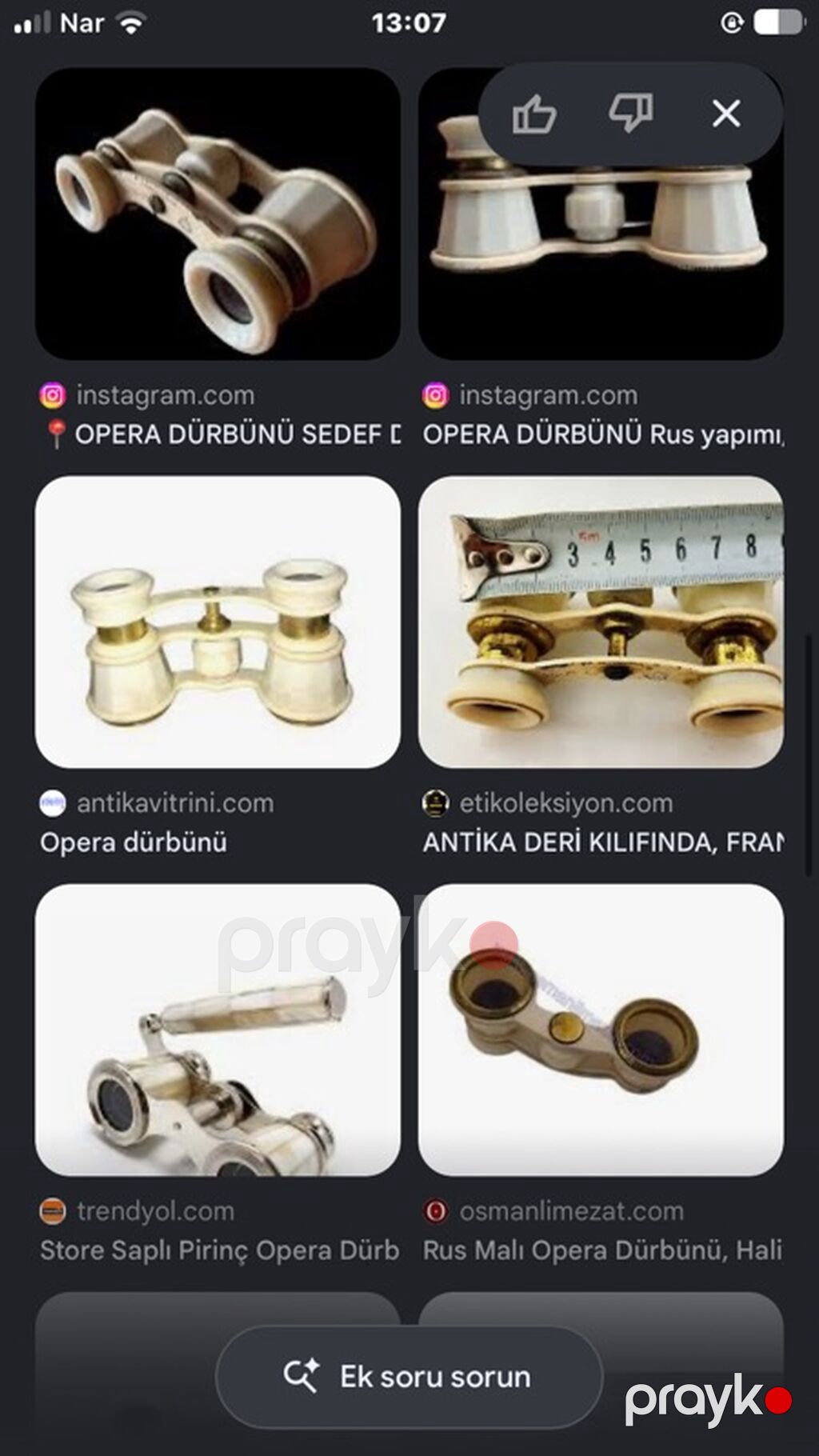 Teatr/binokl – 2.5x65 - Klassik üslubda teatr binoklu - Korpus: krem — Binokl, Bakı (8)