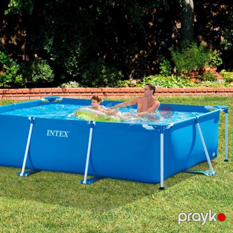 Hovuz karkaslı Intex Rectangular Frame H28225588272NP, 300x200x75 sm, 3834 l, göy — Bakı