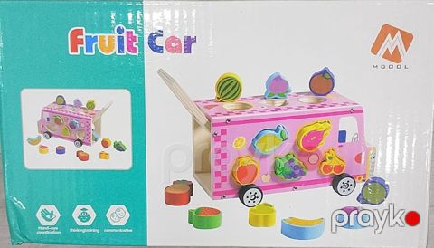 İnkişaf etdirən oyuncaq Fruit car FT4538, 3 yaşdan, rəngbərəng - İntex Azərbaycan 2025-178 — Bakı