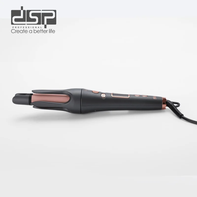 Saç buran cihaz DSP 20588 fırlanan başlıq, 19 mm və 25 mm keramika boru, LED displey, 8 temperatur parametri - DSP20588 — Saç burmağa və düzəltməyə, Bakı (2)