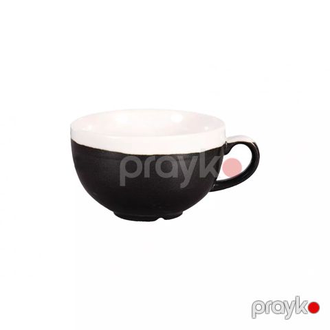 Fincan Monochrome Onyx Black 340 ml, keramika, qara - MOBKCB281 — Bakı