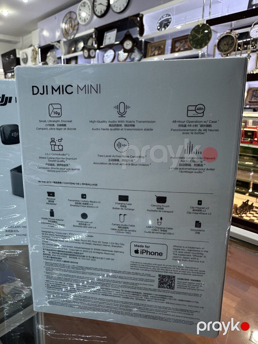 Mikrofon DJİ mini 2TX 1RX + Charging Case — Səs texnikası, Bakı (3)