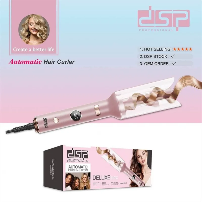 Saç buran cihaz DSP 20249 Pink — Saç burmağa və düzəltməyə, Bakı (2)