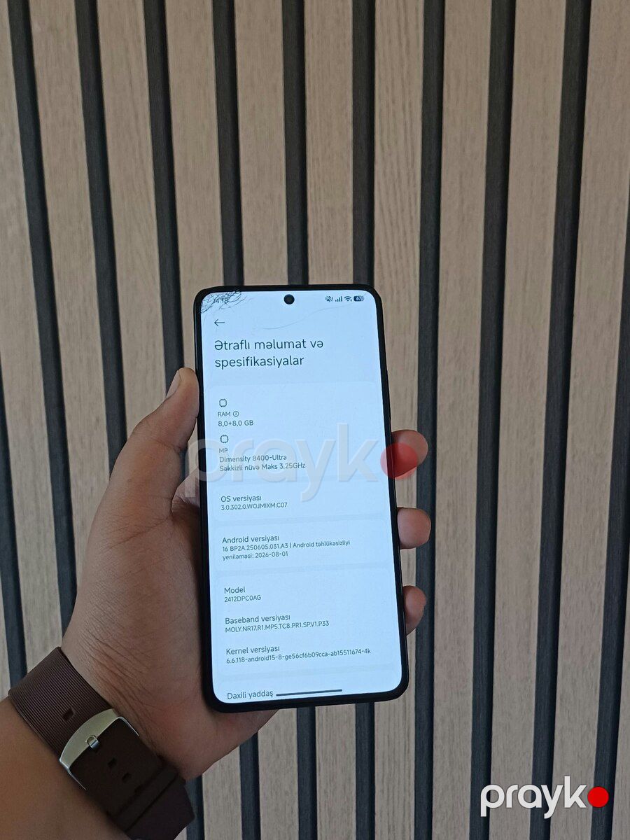 Xiaomi Poco X7 Pro Black 256GB/8GB — Smartfonlar, Bakı (5)