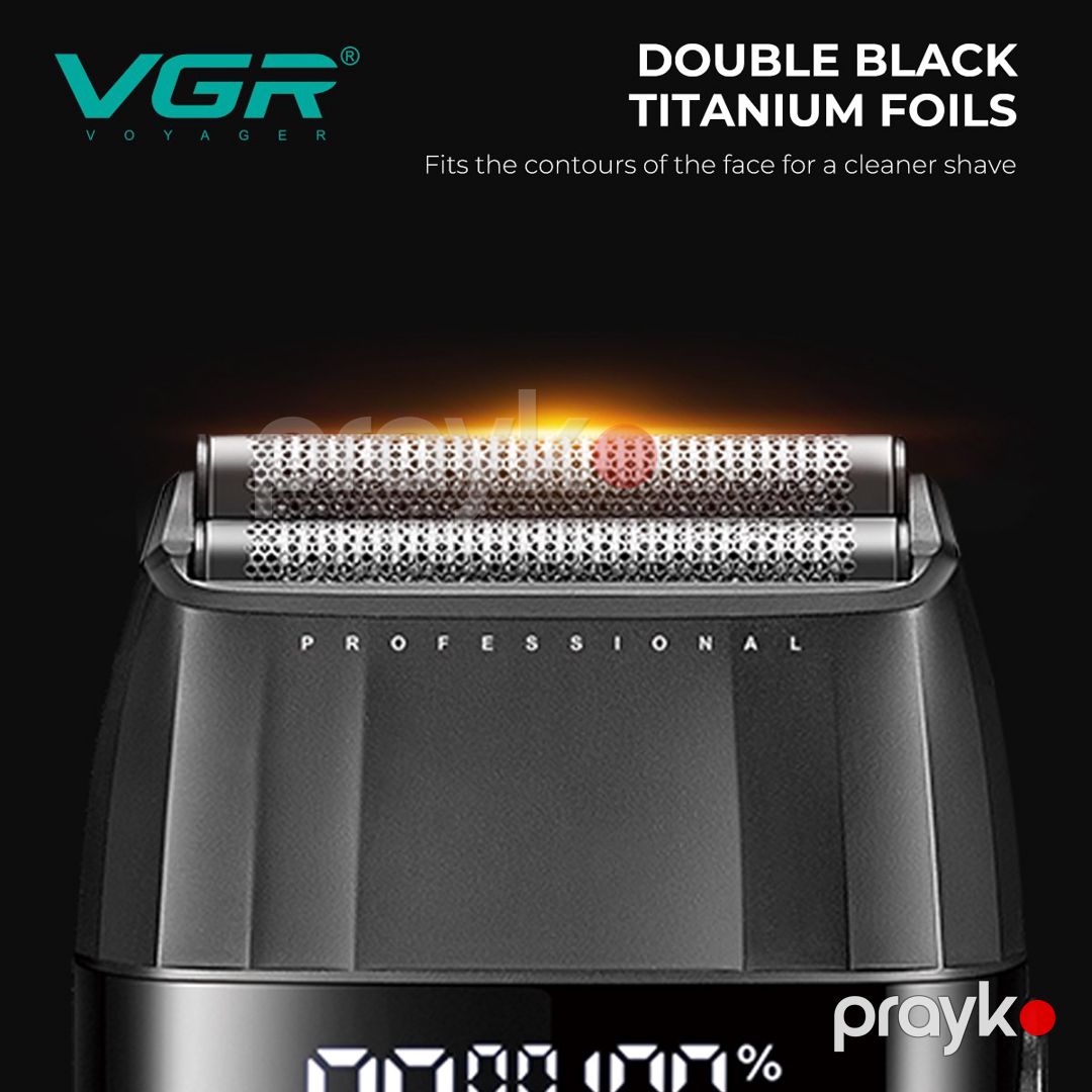 Professional təraş aparatı dəsti VGR 640 S3 2500MAH 9000RPM Ceramic Blades Cord/Cordless — Gözəllik və səhiyyə, Bakı (11)