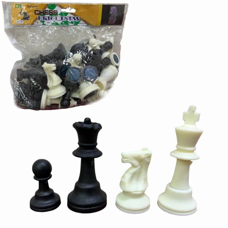 Şahmat daşları WS0883, ağ/qara — Bakı