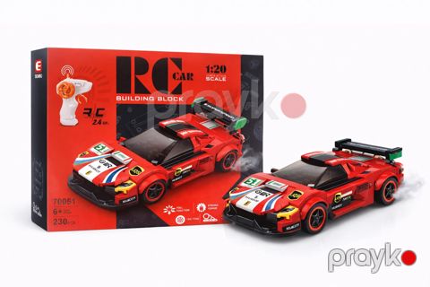 Radio ilə idarə edilən maşın-konstruktor RC Car 70051, plastik, 230 element, 6+ yaş — Bakı