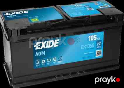 Akkumulyator Exıde AGM 105 Ah R+ EK1050 — Bakı