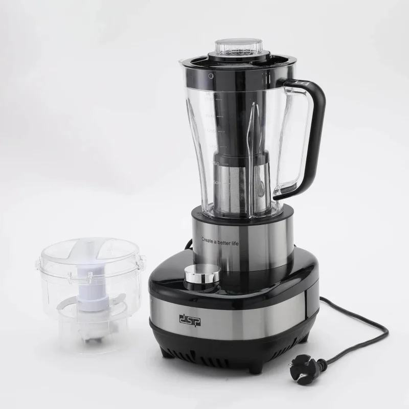 Blenda DSP 6-i 1-də, 1.8L + 650ml + 450ml + 300ml qab, 800W, paslanmayan polad, 6 bıçaq — Bakı