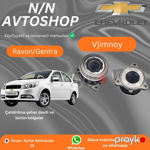 Ravon R3 ilişmə mexanizminin slindiri — Bakı