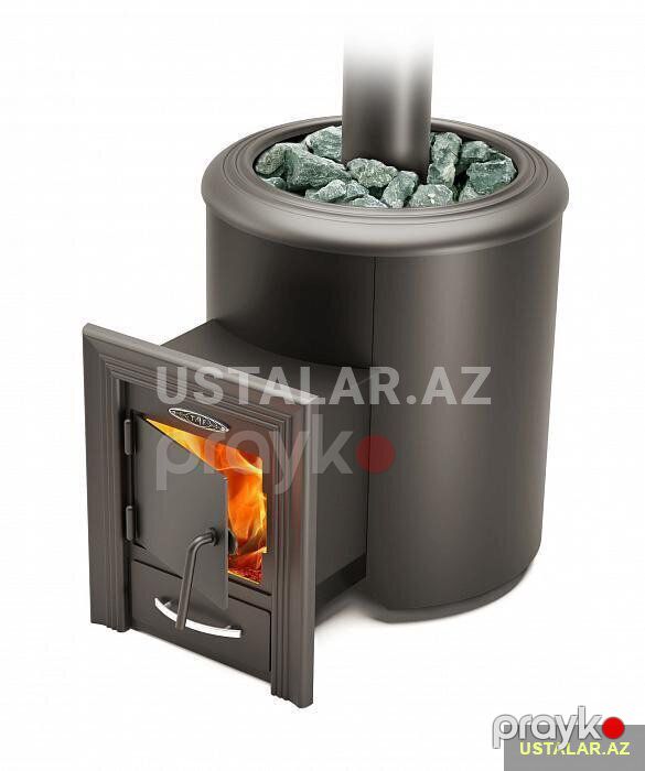 Sauna odun sobası — Tikinti xidmətləri, Bakı (6)