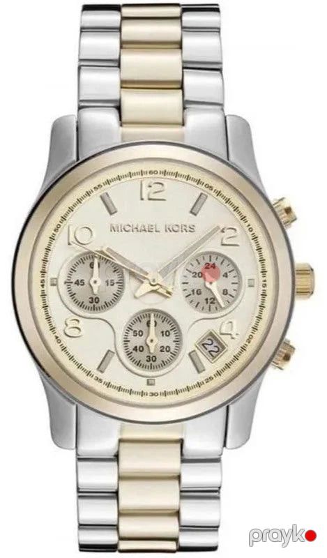 Qadın qol saatı No Brand Runway MK5137 Silver/Gold