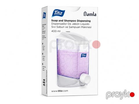Maye sabun üçün dozator Titiz 400 ml, ağ — Bakı