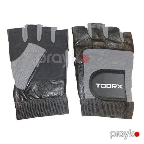Fitnes üçün əlcəklər Toorx AHF-032, ölçü М, boz/qara — Bakı