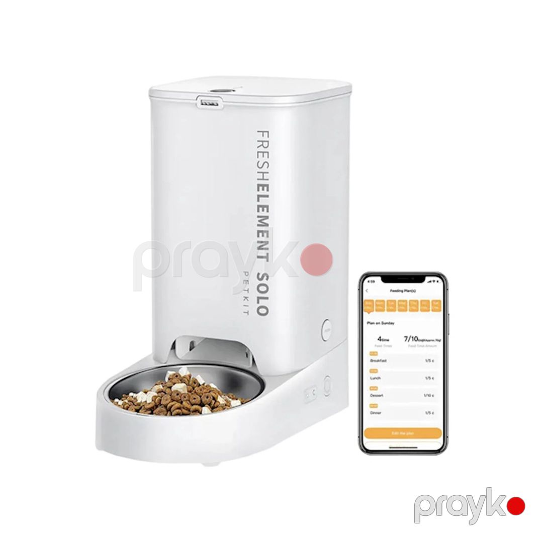 İtlər və pişiklər üçün ağıllı avtomatik yem təknəsi Petkit Fresh Element Solo White — Mallar, Bakı (3)