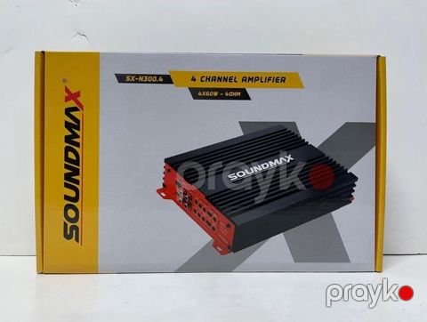 Soundmax SX-N300.4 – 4 kanallı Class AB avtomobil gücləndiricisi — Xaçmaz