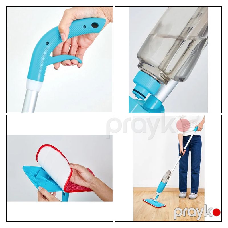 Təmizləmə Dəsti Healthy Spray Mop Püskürtməli Döşəmə Yuyucu Pol Silən Mop Su Çəni 600 ml — Təmizlik üçün alətlər, Bakı (4)