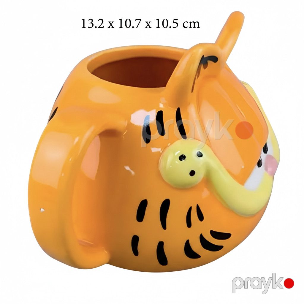 Fincan Garfield NS17 3D, keramika, narıncı, 400 ml — Mallar, Bakı (4)
