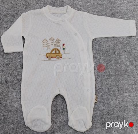 Oğlan üçün bodi 37, pambıq, ağ, 0-3 ay — Bakı