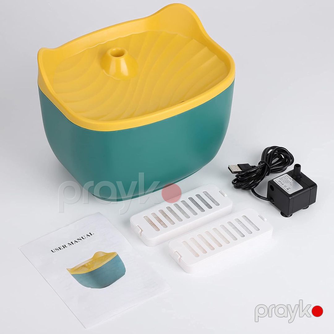 Pişiklər üçün dispenser catwater_2, yaşıl/sarı — Mallar, Bakı (2)