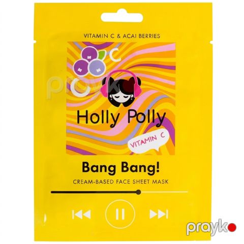 Parça üz maskası Holly Polly Bang Bang Vitamin C və giləmeyvə ilə 22 q — Bakı