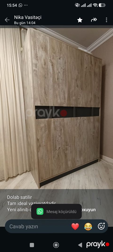 Dolab satilir Tam ideal vəziyyətdədir Yeni alinib qiymət 220 azn — Bakı