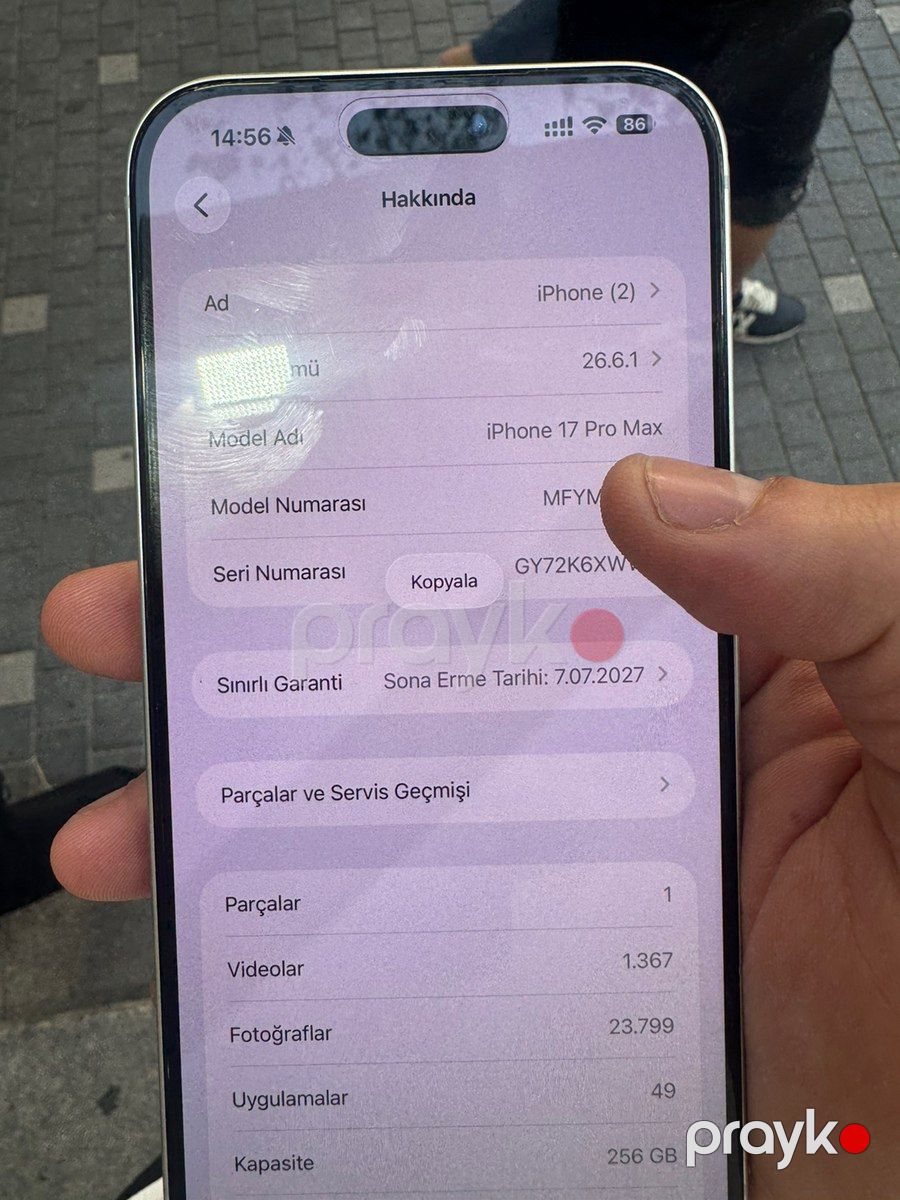 Apple iPhone 17 Pro Max Silver 256GB/12GB — Smartfonlar, Bakı (5)