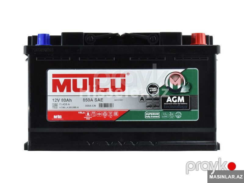 Akkumulyator Mutlu Agm 70 Ah R — Akkumulyatorlar, Bakı (3)