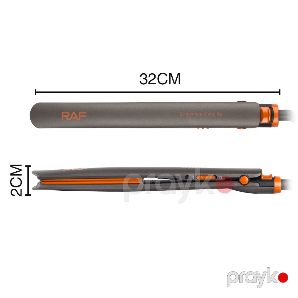 RAF R.413 Saç Düzləşdiricisi (Orange) — Saç burmağa və düzəltməyə, Bakı (4)