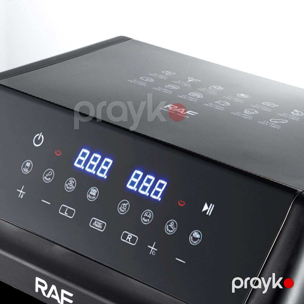 RAF R.5382 klassik dizayn iki səbətli Air Fryer 2000W — Ev texnikası, Bakı (6)