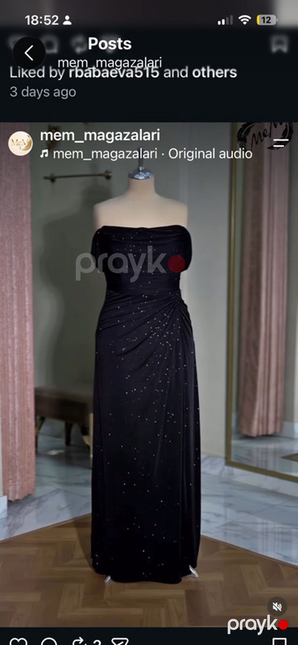 Məxməri parıltılı gecə donu - Model: çiyinsiz, boru dekolteli, bədənə — Axşam paltarları, Sumqayıt (2)