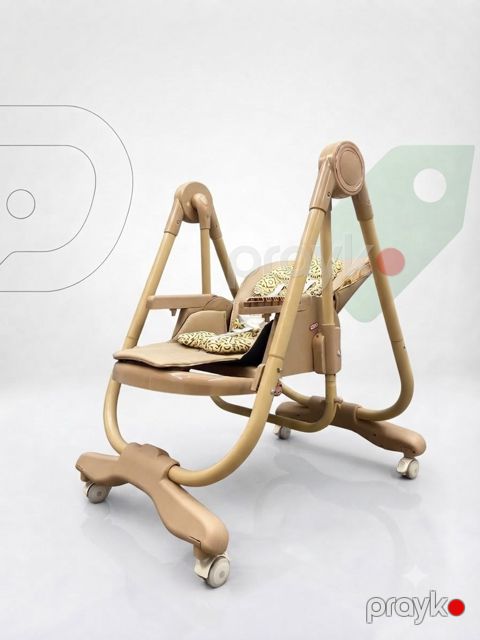 Uşaq yedizdirmə oturacağı EcoN-KD169, plastik/metal, 6-36 ay, açıq qəhvəyi — Bakı