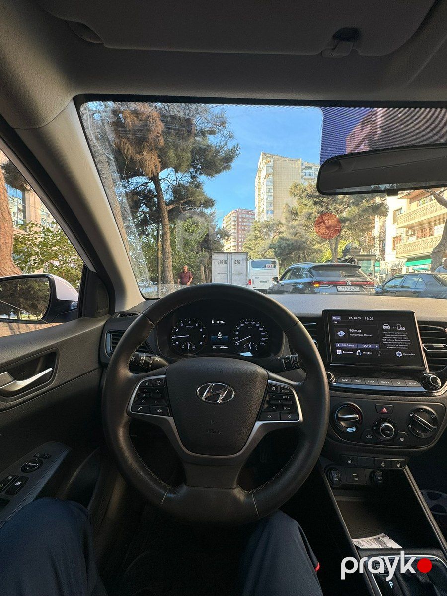 Hyundai Accent, 2021 il icarəsi — Avtomobil icarəsi, Bakı (3)