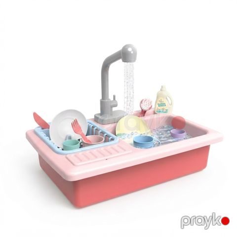Oyuncaq çanaq, ABS plastik, 20x15x10 sm, çəhrayı/narıncı — Bakı