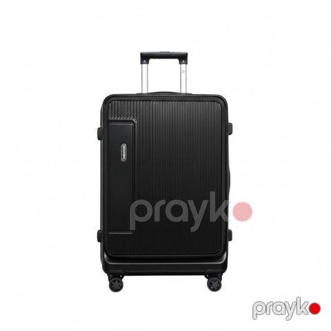 Çamadan 4 təkərli 282545510, plastik, qara, ölçü L — Bakı