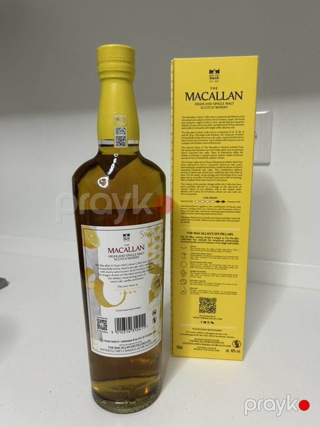 The Macallan 12 Years Old – Highland Single Malt Scotch Whisky (Colour — Qida məhsulları, Bakı (2)