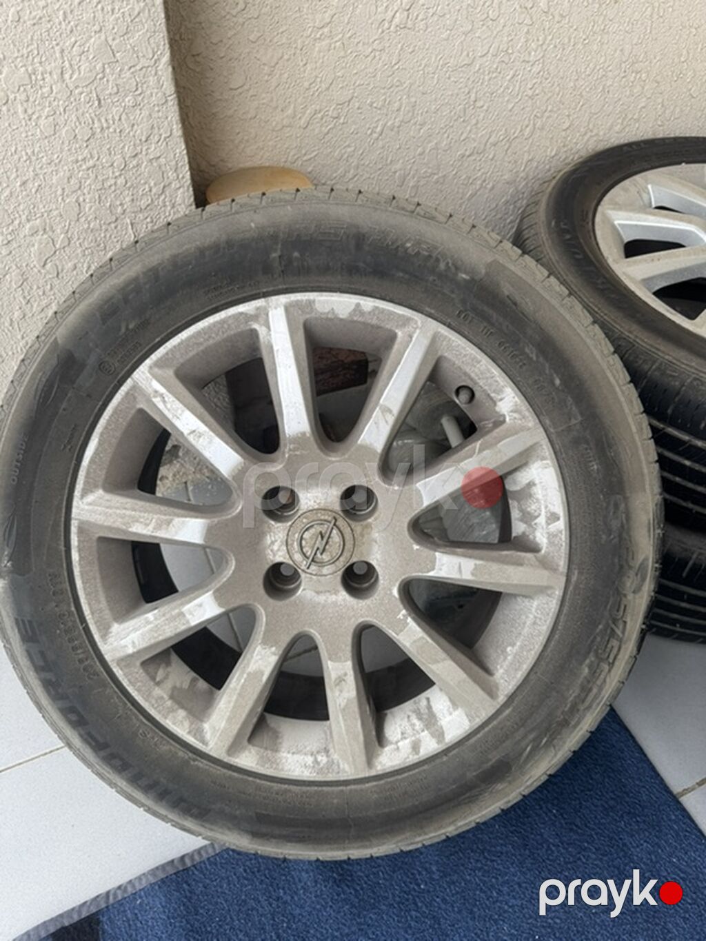 Opel orijinal yüngül lehimli disklər və təkər dəsti Ela vezyetdedir — Diskləri, Bakı (3)