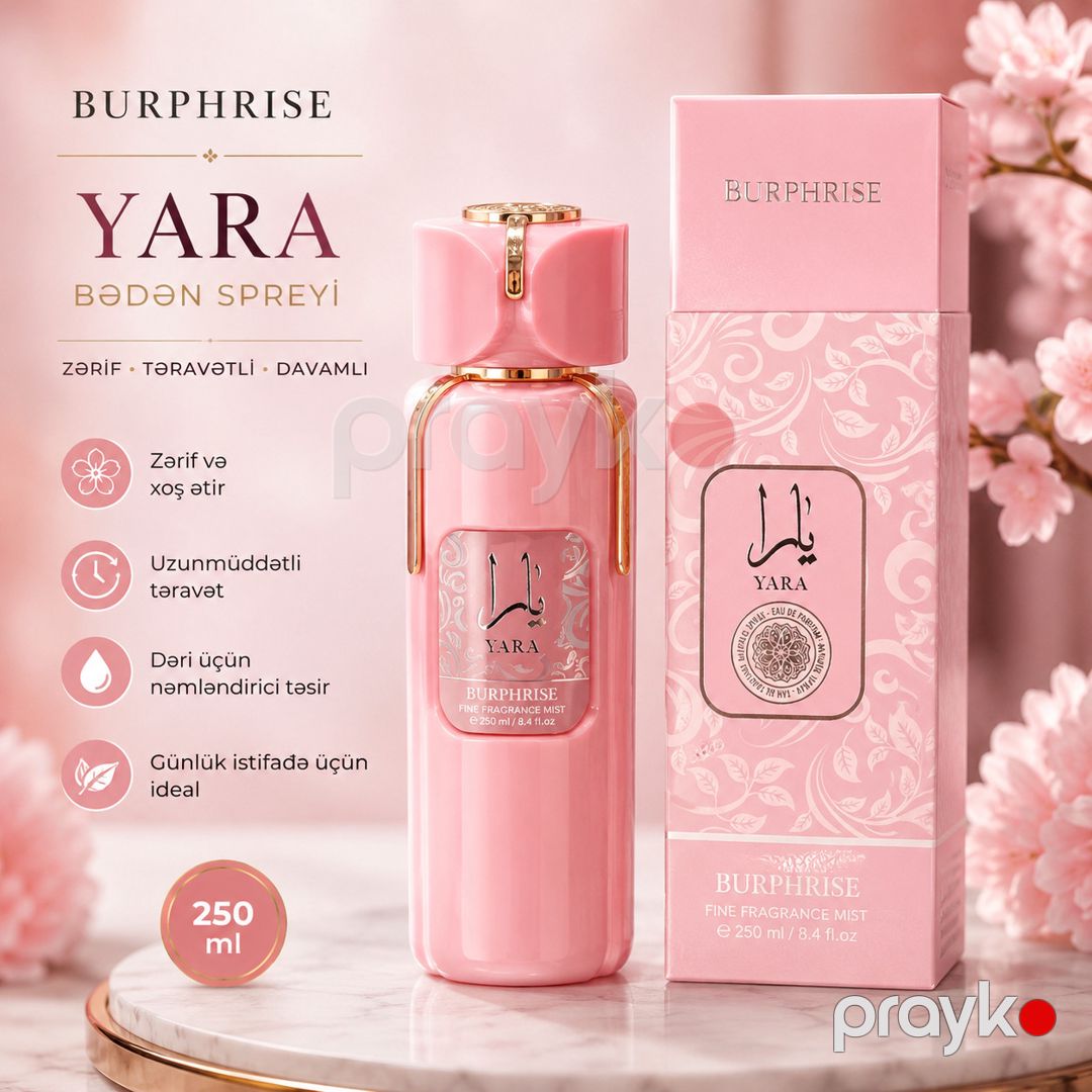 Bədən üçün sprey No Brand Rose D'arabie, 250 ml — Mallar, Bakı