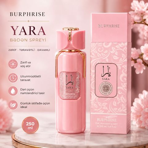 Bədən üçün sprey No Brand Rose D'arabie, 250 ml — Bakı