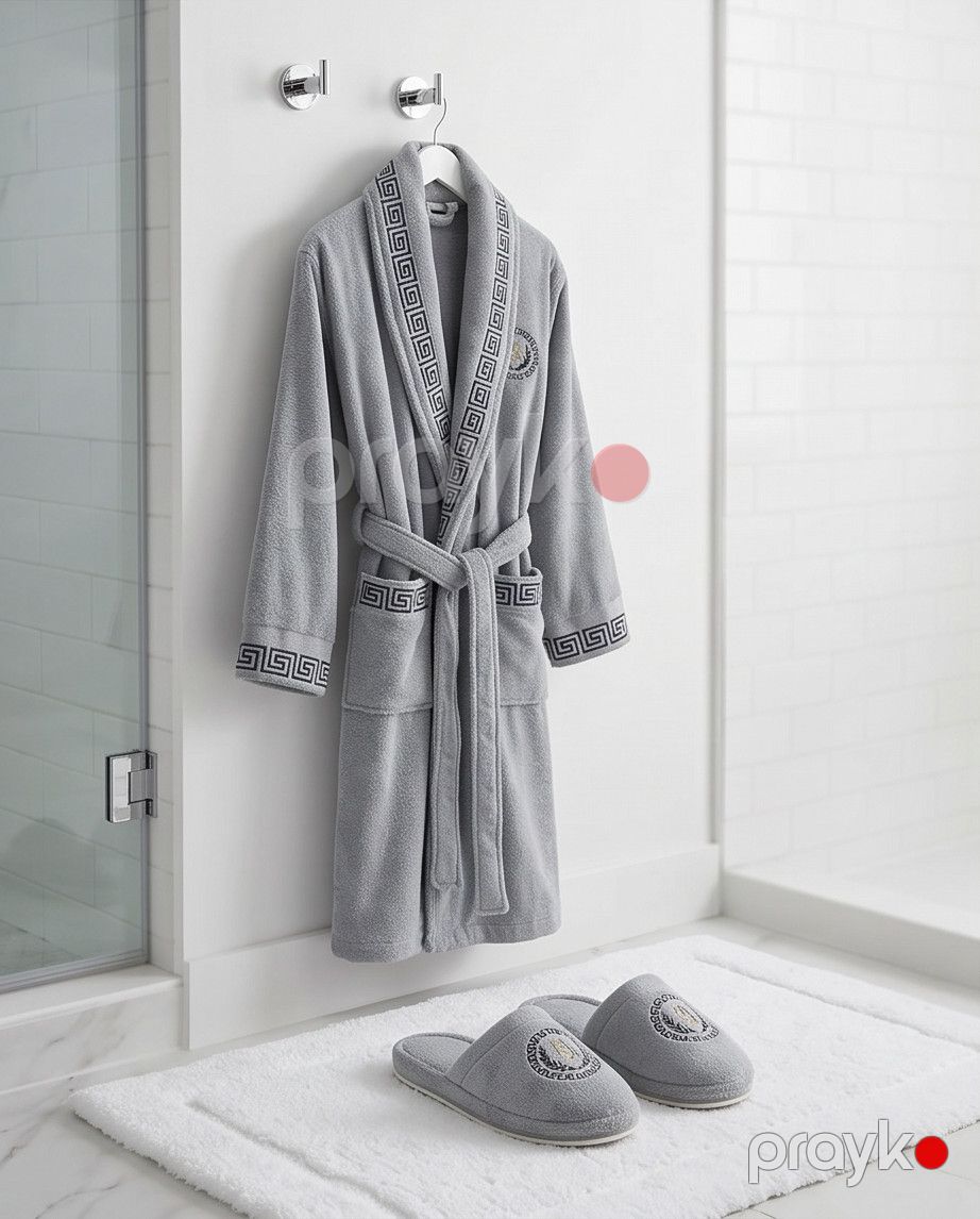 Xələt dəsti kişilər üçün Maison Dor, boz, pambıq, ölçü L/XL — Mallar, Bakı (3)