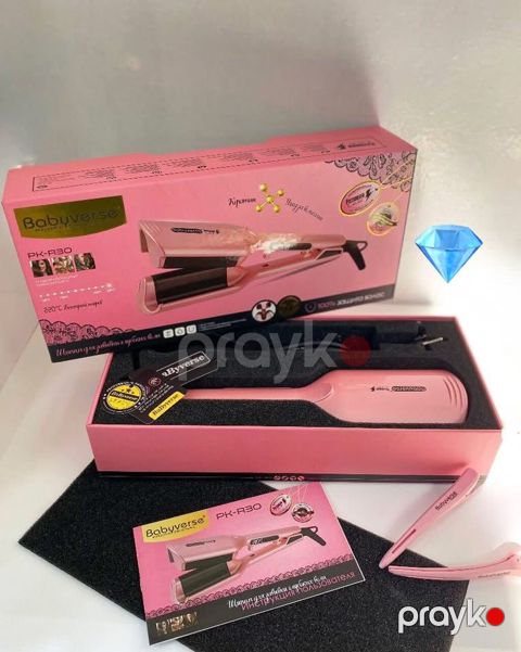 Babiverse PK-R30 saç formalaşdırıcı - 3D dalğa/krepe effekti verən — Bakı
