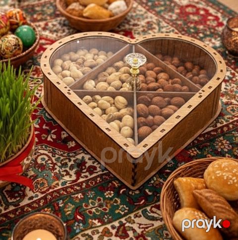 Çərəz qabı R544, taxta, qəhvəyi — Bakı