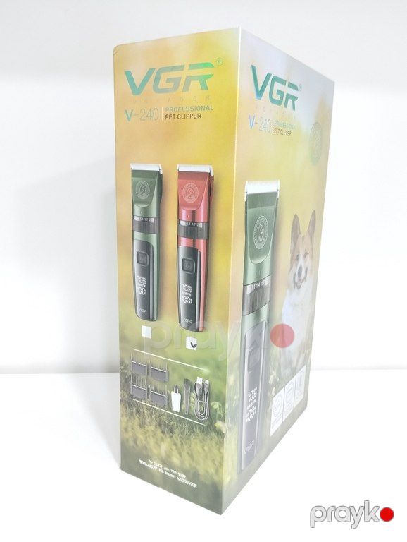 İt pişik qırxan "VGR 240 1500mAh 4 speed 7000RPM Cord/Cordless" — Heyvan malları, Bakı (3)