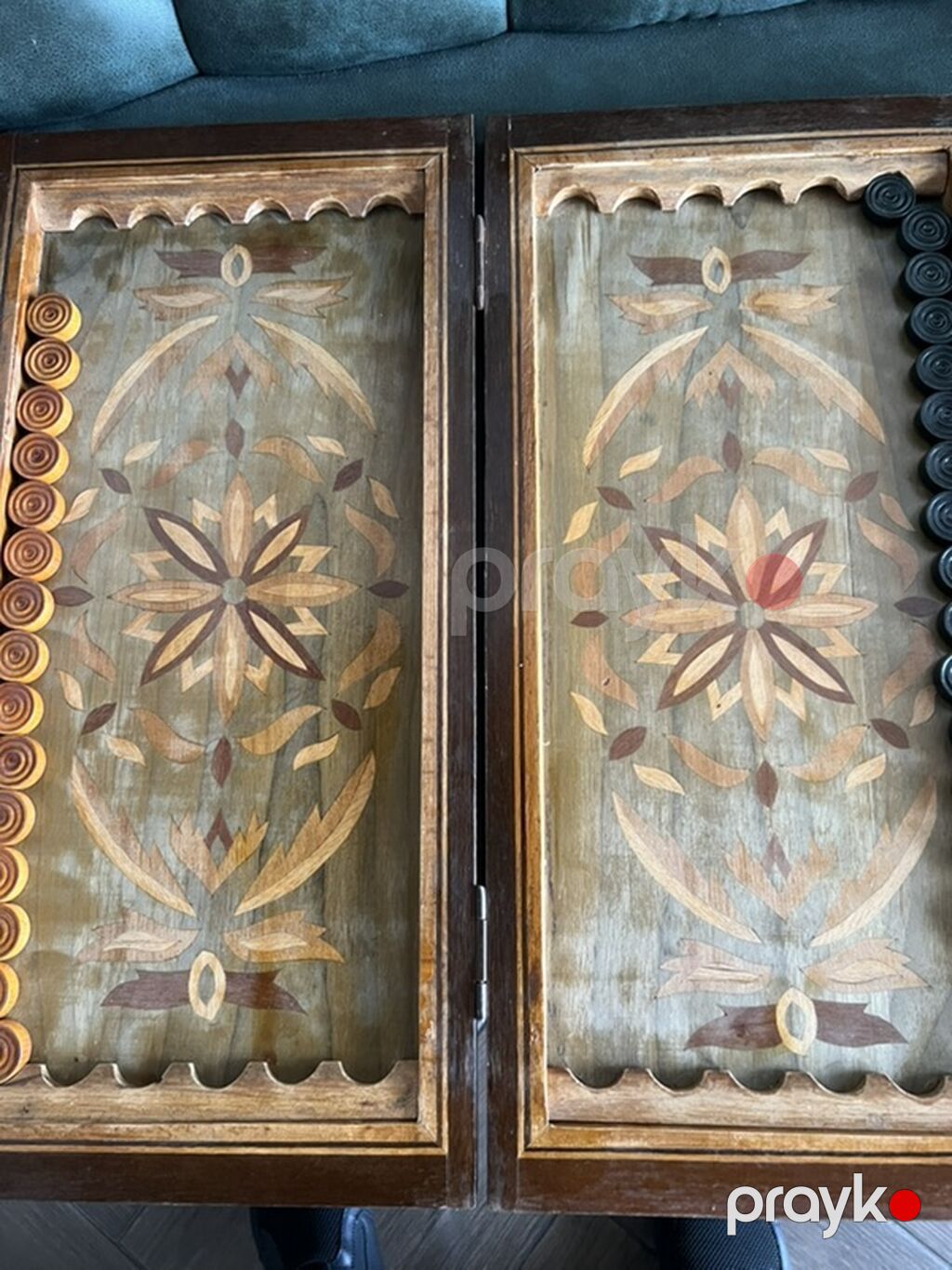 Taxta nərd dəsti - Material: Tamamilə taxtadan hazırlanmış, üstü — Şax, şəkəh, nard, Bakı (3)