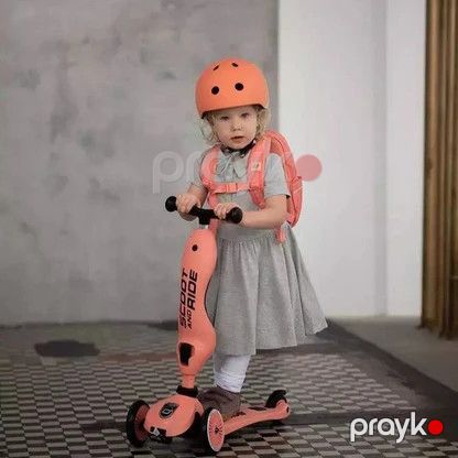 Uşaq dəbilqəsi Scoot&Ride, narıncı, Xxs-s — Mallar, Bakı (2)